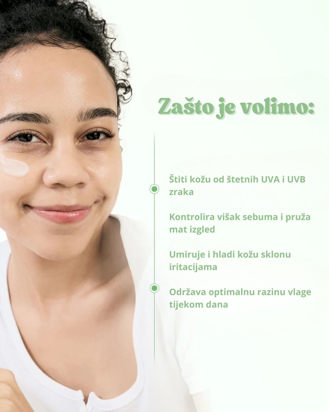 dr. ALTHEA Green Tea Fresh Sunscreen 45ml / Lagani SPF fluid za lice - Slika 2